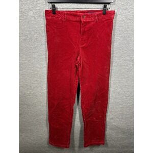 Vintage Polo Ralph Lauren Men's Red Corduroy Pants Size 20 NEW